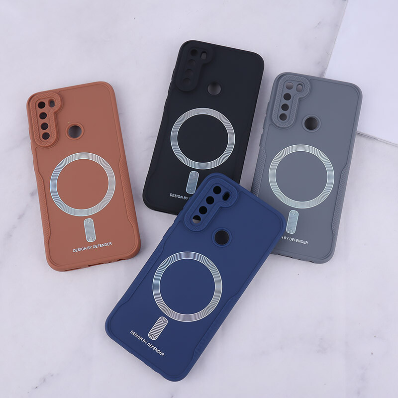 قاب ژله ای Design By Defender شیائومی Redmi Note 8 طرح مگ سیف محافظ لنزدار