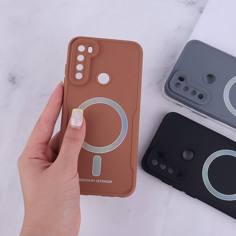 قاب ژله ای Design By Defender شیائومی Redmi Note 8 طرح مگ سیف محافظ لنزدار