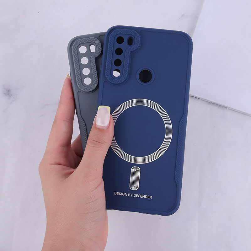 قاب ژله ای Design By Defender شیائومی Redmi Note 8 طرح مگ سیف محافظ لنزدار