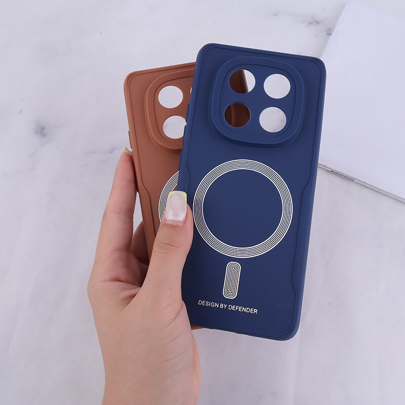 قاب ژله ای Design By Defender شیائومی Redmi Note 14 Pro Plus 5G طرح مگ سیف محافظ لنزدار