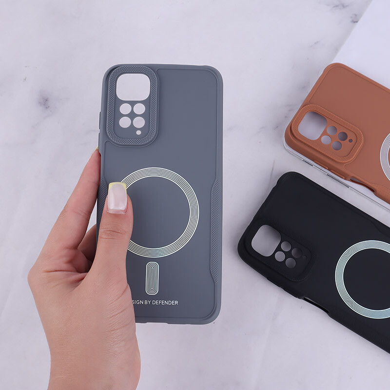 قاب ژله ای Design By Defender شیائومی Redmi Note 11 / 11S 4G طرح مگ سیف محافظ لنزدار