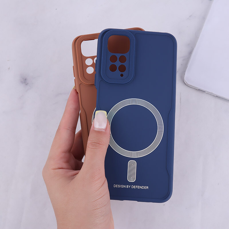 قاب ژله ای Design By Defender شیائومی Redmi Note 11 / 11S 4G طرح مگ سیف محافظ لنزدار