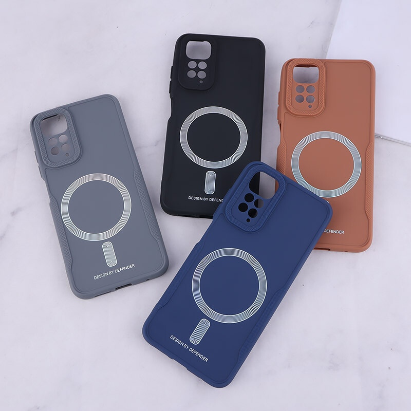 قاب ژله ای Design By Defender شیائومی Redmi Note 11 / 11S 4G طرح مگ سیف محافظ لنزدار