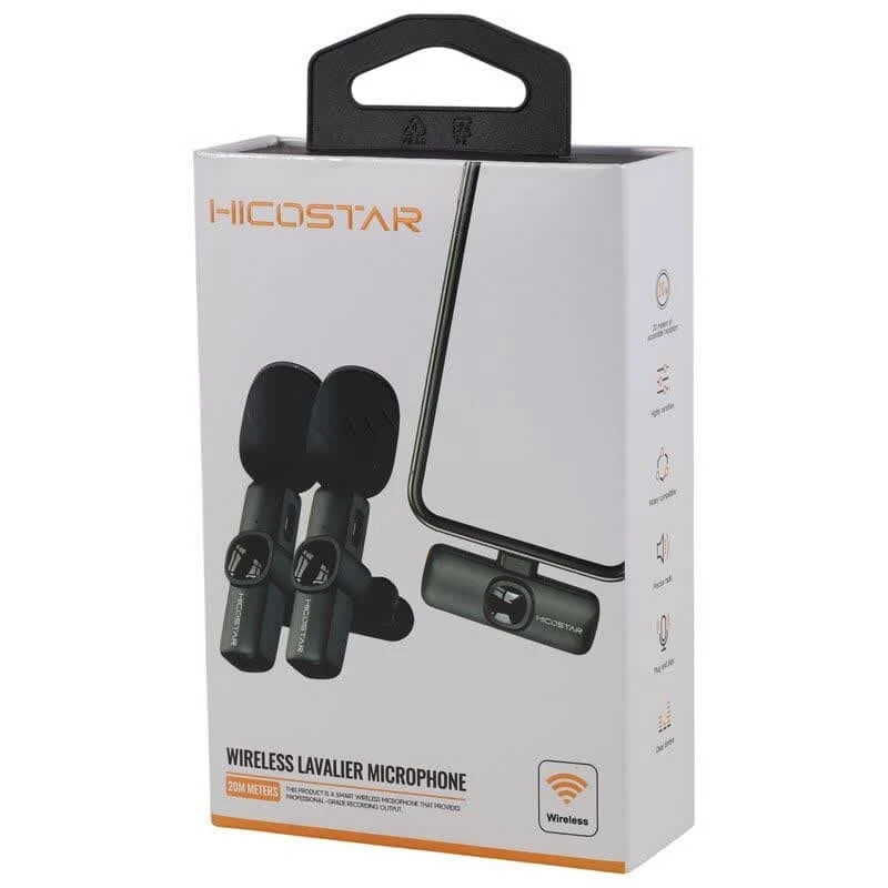 میکروفون یقه ای بی سیم Hicostar HS-MC522i