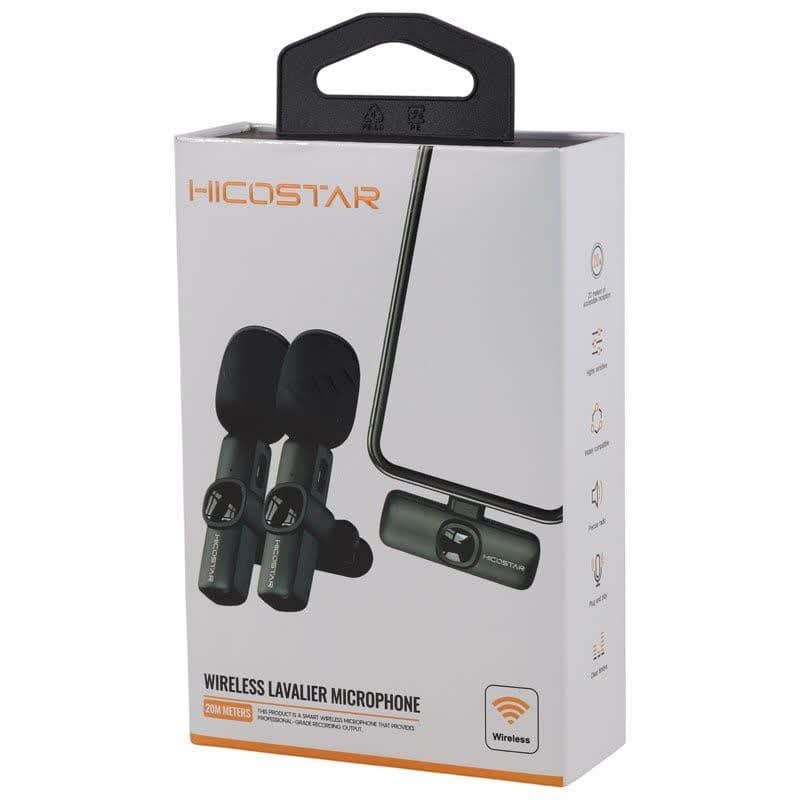 میکروفون یقه ای بی سیم Hicostar HS-MC522i Lighning