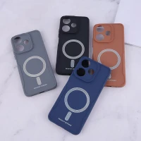 قاب ژله ای Design By Defender شیائومی Redmi 13 4G / Redmi 13 5G طرح مگ سیف محافظ لنزدار