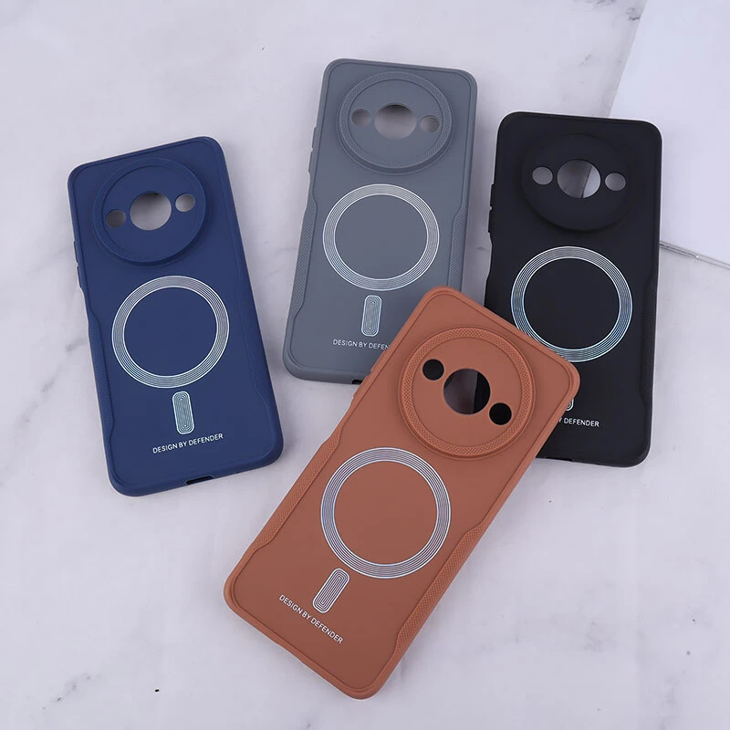قاب ژله ای Design By Defender شیائومی Redmi A3 / A3X / Poco C61 طرح مگ سیف محافظ لنزدار