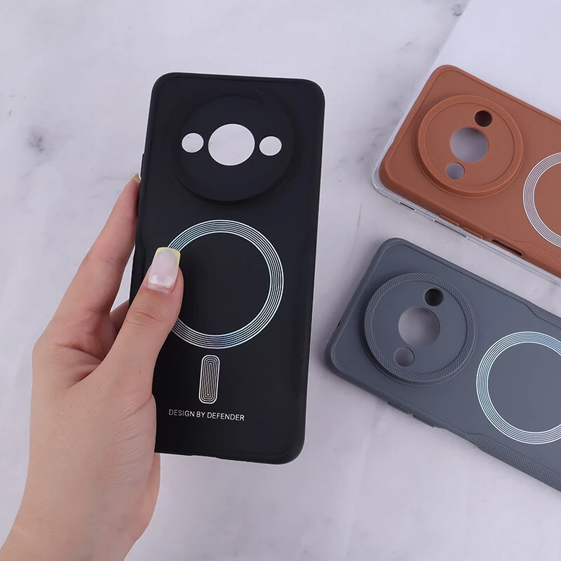 قاب ژله ای Design By Defender شیائومی Redmi A3 / A3X / Poco C61 طرح مگ سیف محافظ لنزدار