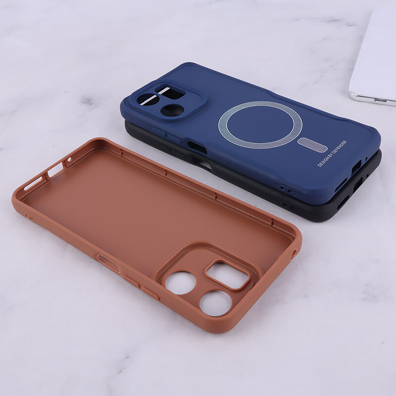 قاب ژله ای Design By Defender شیائومی Redmi 13C / Poco C65 طرح مگ سیف محافظ لنزدار