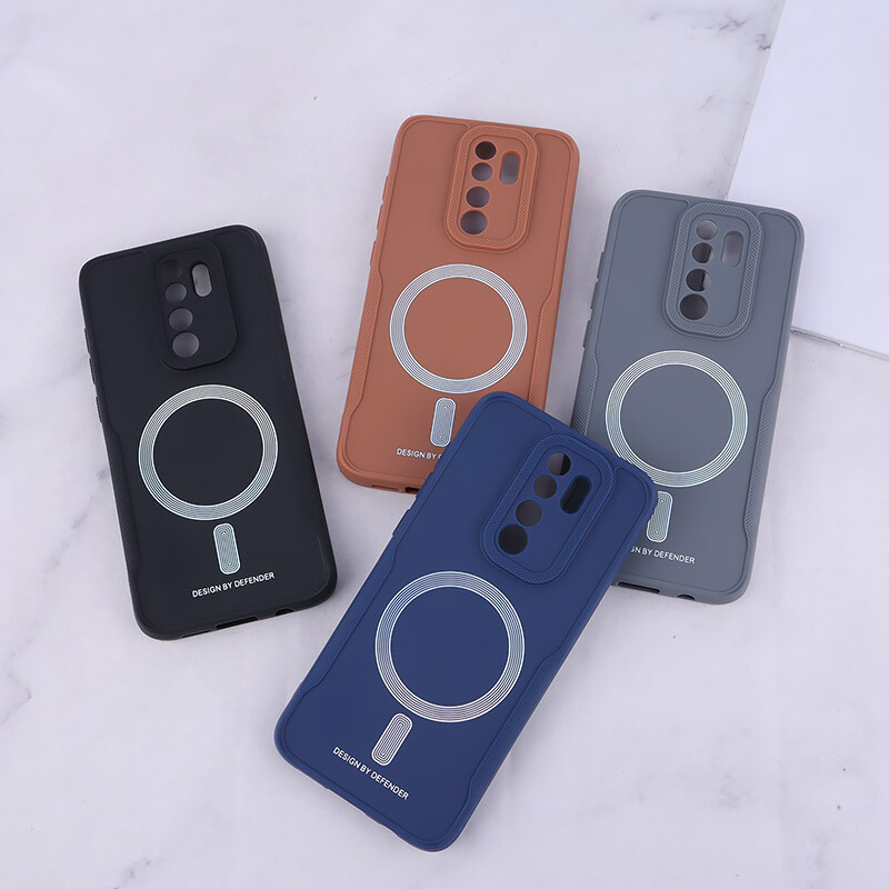 قاب ژله ای Design By Defender شیائومی Redmi Note 8 Pro طرح مگ سیف محافظ لنزدار