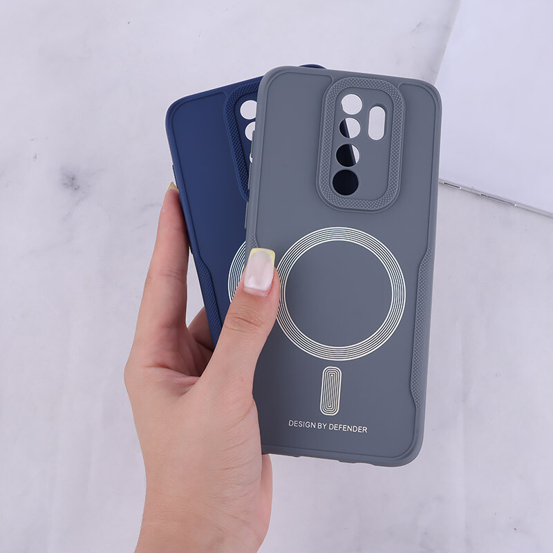 قاب ژله ای Design By Defender شیائومی Redmi Note 8 Pro طرح مگ سیف محافظ لنزدار