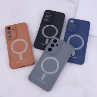 قاب ژله ای Design By Defender سامسونگ Galaxy A55 طرح مگ سیف محافظ لنزدار