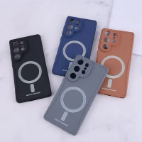 قاب ژله ای Design By Defender سامسونگ Galaxy S25 Ultra طرح مگ سیف محافظ لنزدار