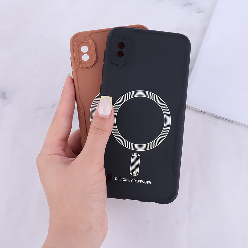 قاب ژله ای Design By Defender سامسونگ Galaxy A10 طرح مگ سیف محافظ لنزدار