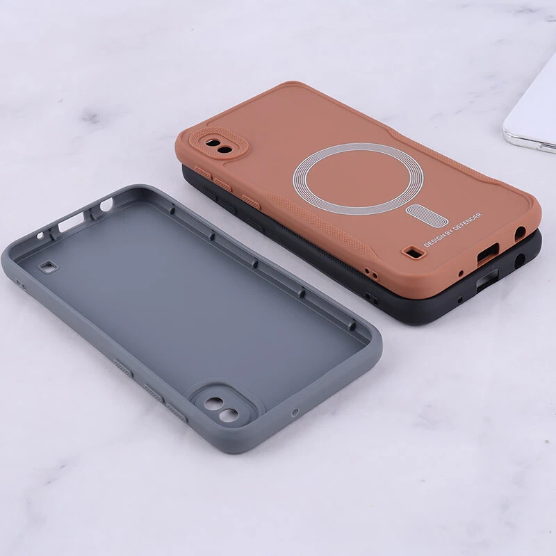 قاب ژله ای Design By Defender سامسونگ Galaxy A10 طرح مگ سیف محافظ لنزدار