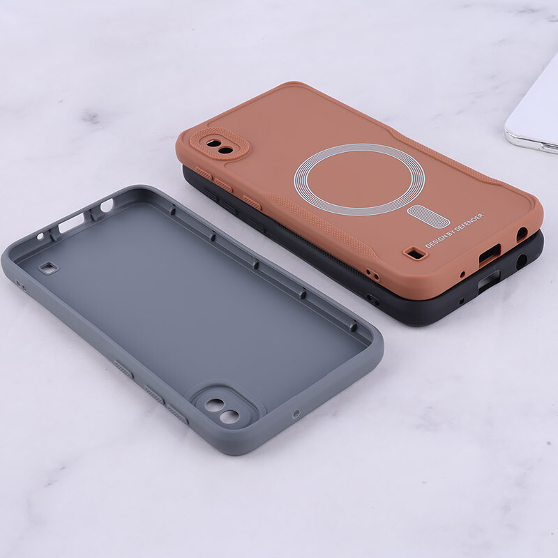 قاب ژله ای Design By Defender سامسونگ Galaxy A10 طرح مگ سیف محافظ لنزدار