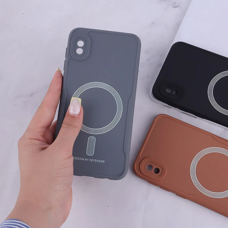 قاب ژله ای Design By Defender سامسونگ Galaxy A10 طرح مگ سیف محافظ لنزدار