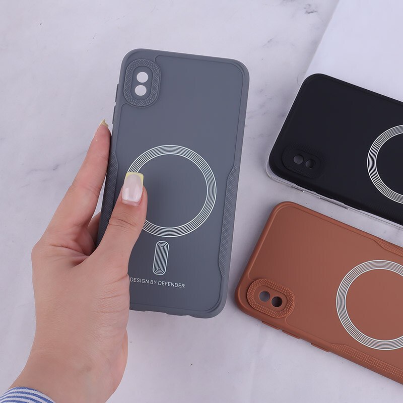قاب ژله ای Design By Defender سامسونگ Galaxy A10 طرح مگ سیف محافظ لنزدار