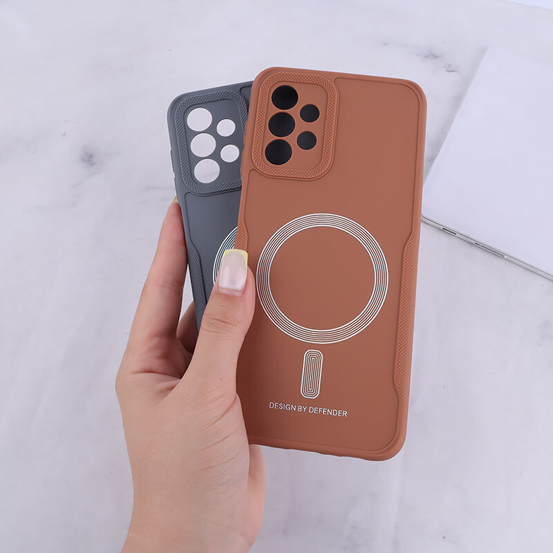 قاب ژله ای Design By Defender سامسونگ Galaxy A13 4G طرح مگ سیف محافظ لنزدار