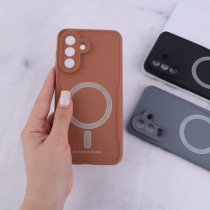 قاب ژله ای Design By Defender سامسونگ Galaxy A36 طرح مگ سیف محافظ لنزدار