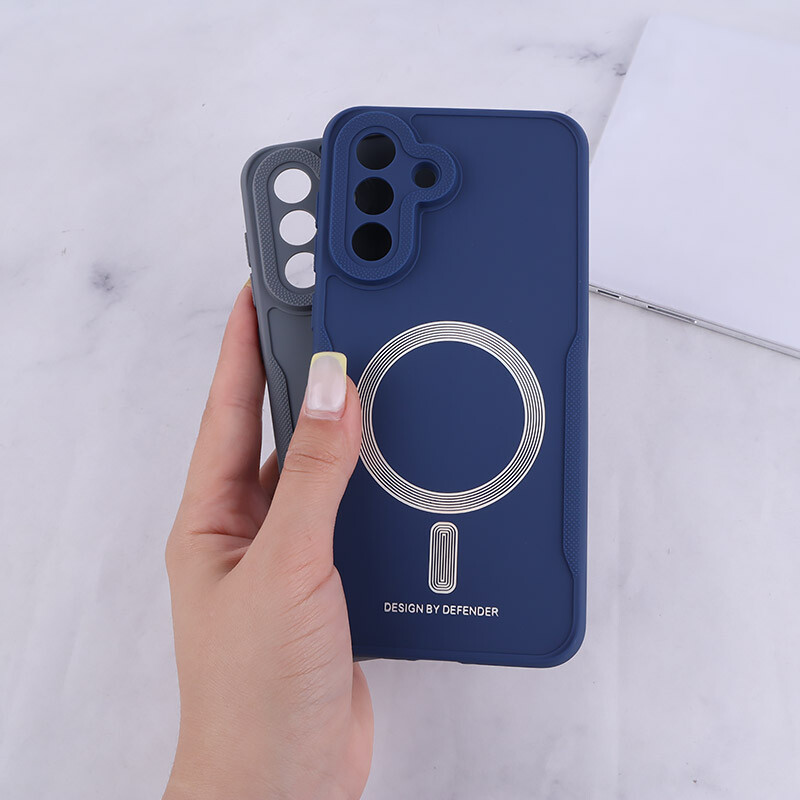 قاب ژله ای Design By Defender سامسونگ Galaxy A36 طرح مگ سیف محافظ لنزدار