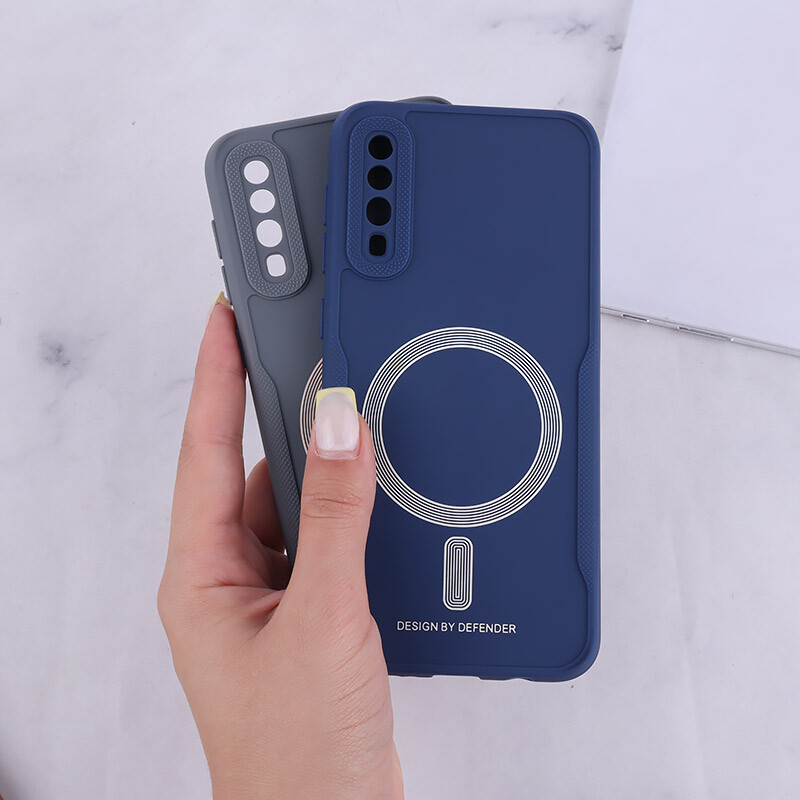 قاب ژله ای Design By Defender سامسونگ Galaxy A30s / A50 / A50s طرح مگ سیف محافظ لنزدار