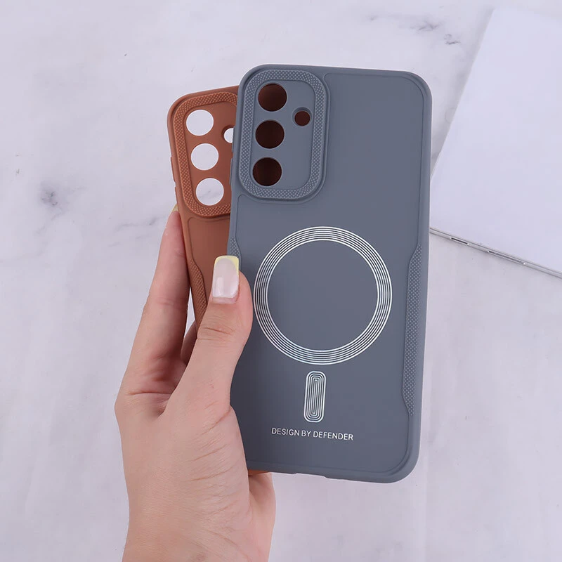 قاب ژله ای Design By Defender سامسونگ Galaxy A16 4G / A16 5G طرح مگ سیف محافظ لنزدار