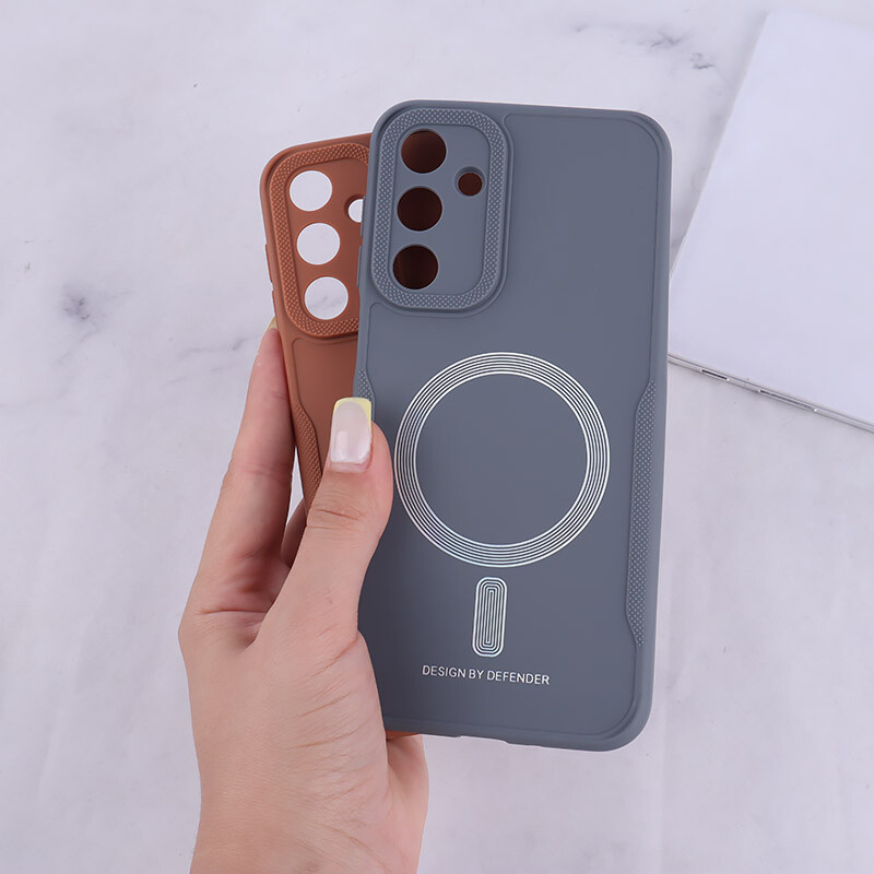 قاب ژله ای Design By Defender سامسونگ Galaxy A16 4G / A16 5G طرح مگ سیف محافظ لنزدار