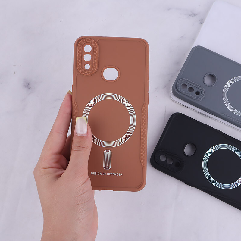قاب ژله ای Design By Defender سامسونگ Galaxy A10s طرح مگ سیف محافظ لنزدار