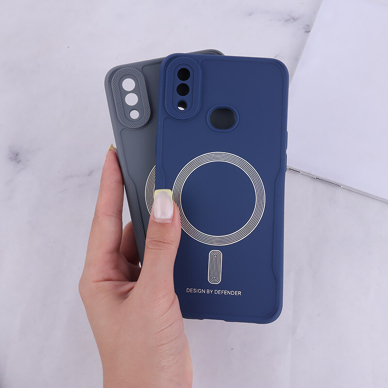قاب ژله ای Design By Defender سامسونگ Galaxy A10s طرح مگ سیف محافظ لنزدار