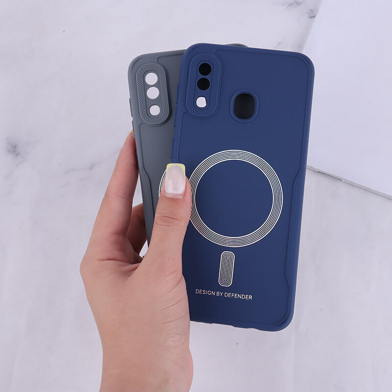 قاب ژله ای Design By Defender سامسونگ Galaxy A20 / A30 طرح مگ سیف محافظ لنزدار