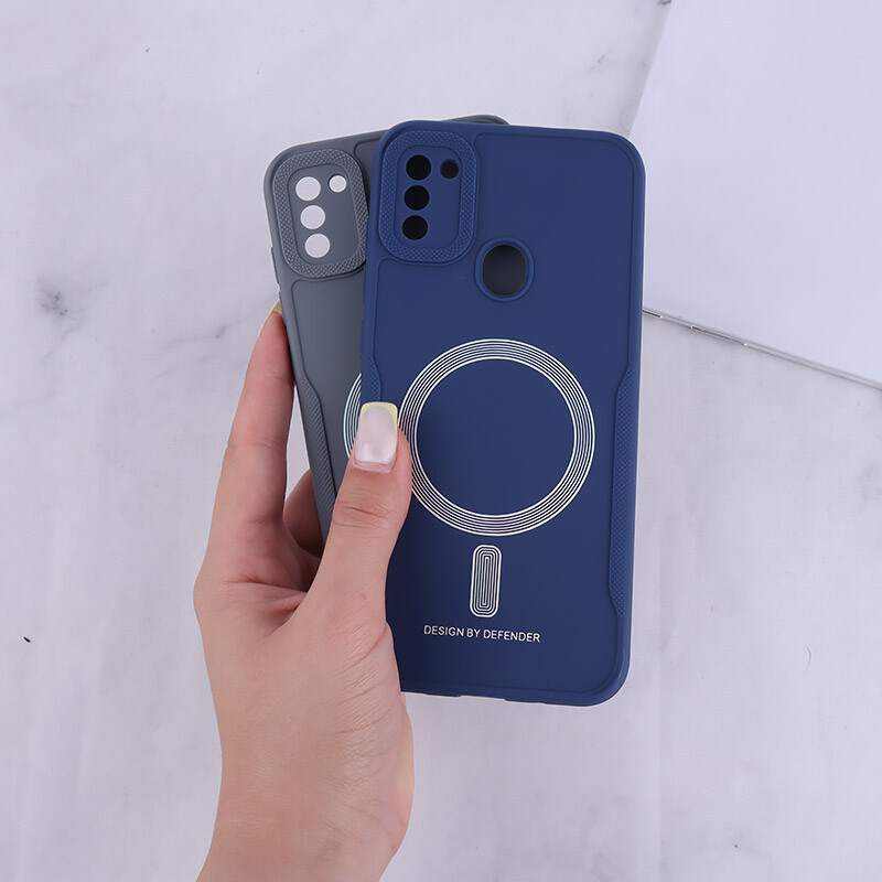 قاب ژله ای Design By Defender سامسونگ Galaxy A11 / M11 طرح مگ سیف محافظ لنزدار