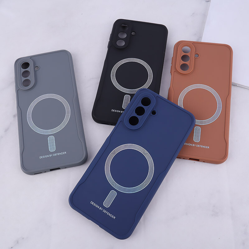 قاب ژله ای Design By Defender سامسونگ Galaxy A26 طرح مگ سیف محافظ لنزدار