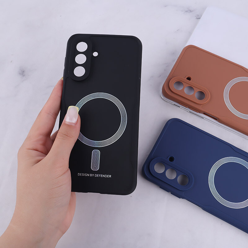 قاب ژله ای Design By Defender سامسونگ Galaxy A26 طرح مگ سیف محافظ لنزدار
