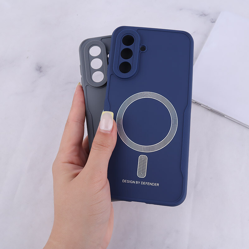 قاب ژله ای Design By Defender سامسونگ Galaxy A26 طرح مگ سیف محافظ لنزدار