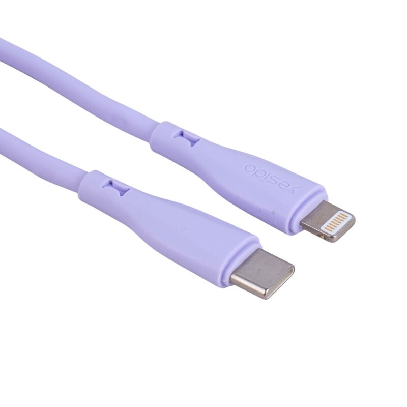 کابل تبدیل فست شارژ Yesido CA151 Type-C to Lightning PD 20W 1m