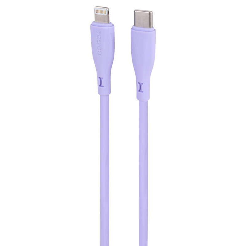 کابل تبدیل فست شارژ Yesido CA151 Type-C to Lightning PD 20W 1m