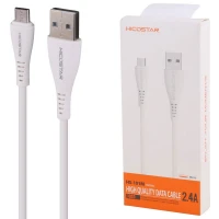 کابل میکرو یو اس بی فست شارژ Hicostar HS-101 2.4A 1m