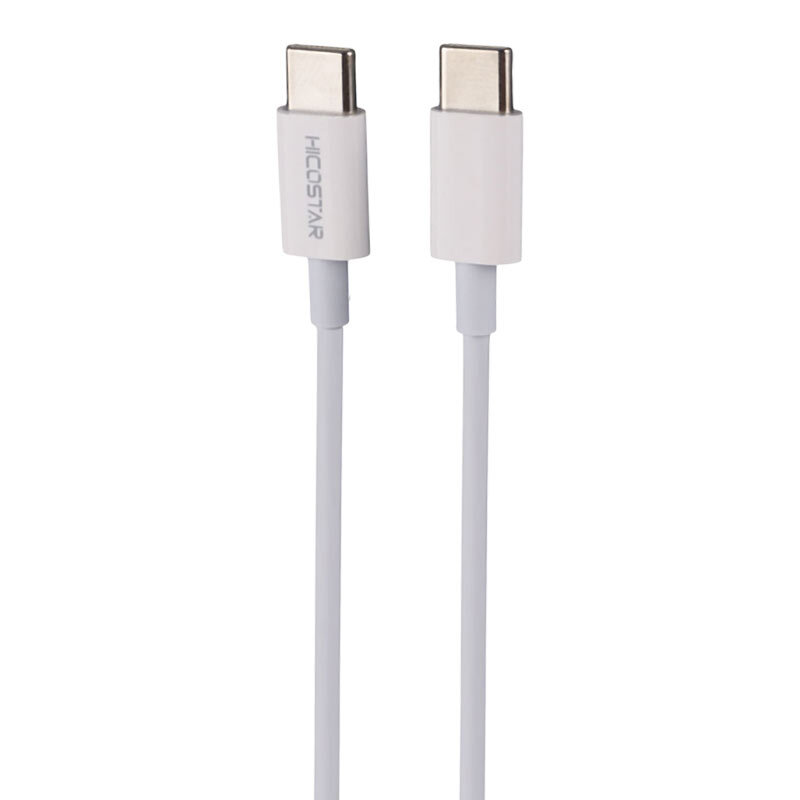 کابل تبدیل فست شارژ Hicostsr HS-66C Type-C to Type-C 60W 1m