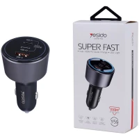 شارژر فندکی فست شارژ Yesido Y59 5A QC3.0 PD 100W