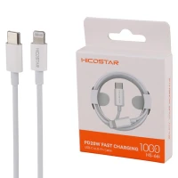 کابل تبدیل فست شارژ Hicostar HS-66i Type-C To Lightning PD 20W 1m
