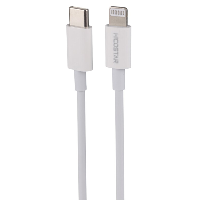 کابل تبدیل فست شارژ Hicostar HS-66i Type-C To Lightning PD 20W 1m