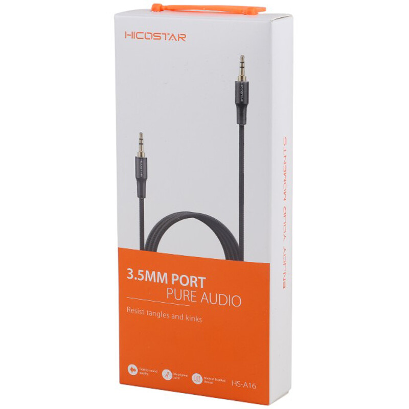 کابل AUX هایکو استار HS-A16 طول 1.2 متر