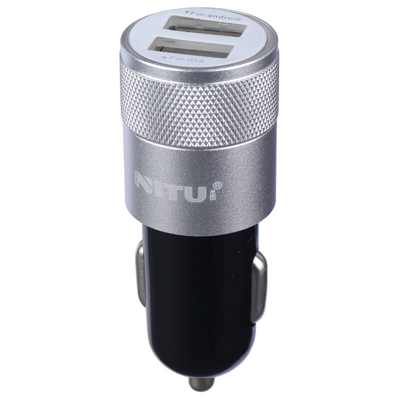 شارژر فندکی فست شارژ Nitu NT-CC805 2.4A 12W + کابل میکرو یو اس بی