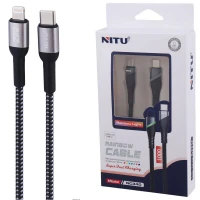 کابل تبدیل فست شارژ Nitu NC328 Type-C To Lightning 27W 1m