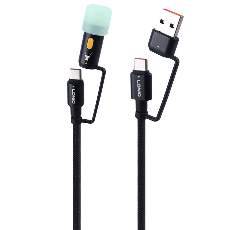 کابل تبدیل فست شارژ Ldnio LC17 65W 1.2m
