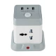 چند راهی 4 خانه هایکو استار HS-PS321 با کابل 2 متری + شارژر USB و Type-C