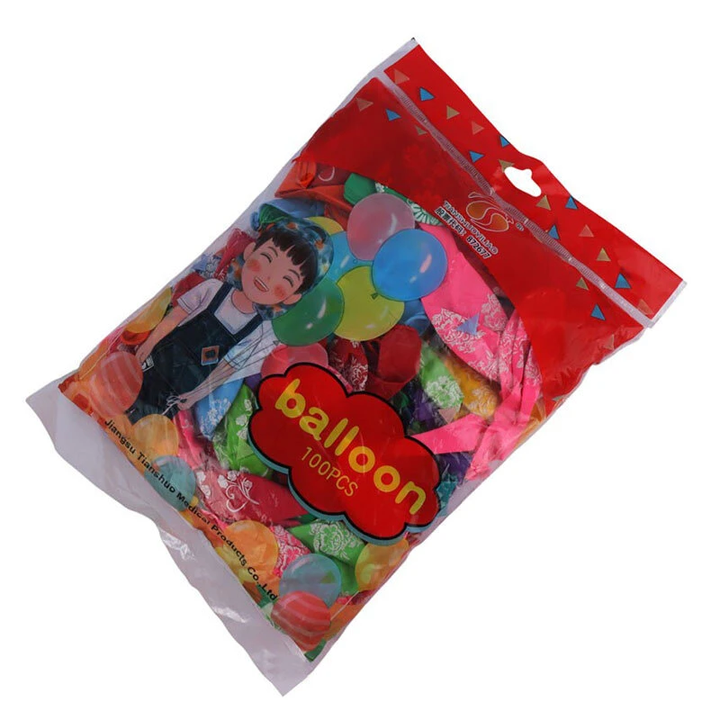 بادکنک 12 اینچ گل دار بسته 100 عددی