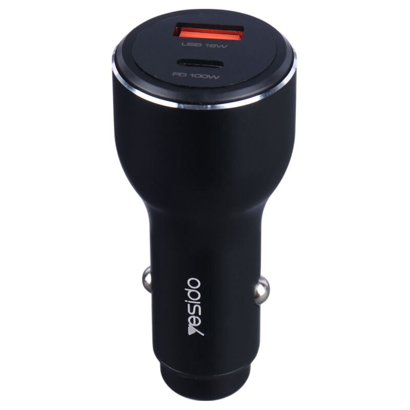 شارژر فندکی فست شارژ Yesido Y65 PD 5A 100W