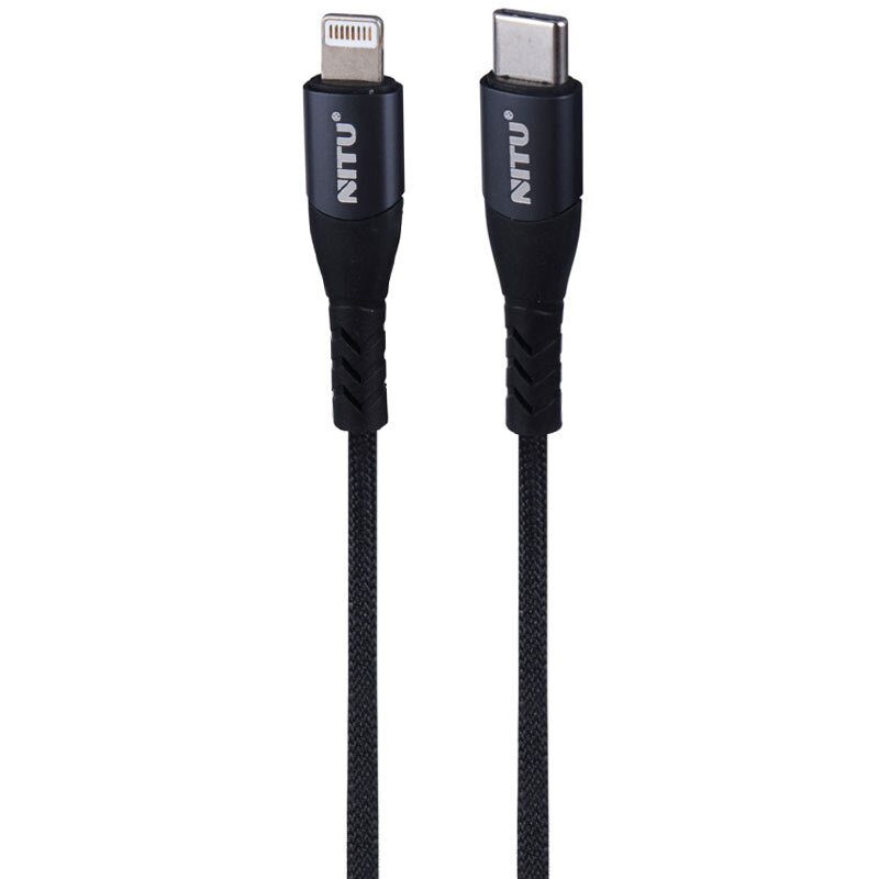 شارژر فندکی فست شارژ Nitu NDC38 3A QC3.0 PD 25W + کابل تبدیل آیفونی